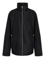 Heren Softshell Jas Regatta Ascender Waterproof TRW532 Zwart-Minerall Grey